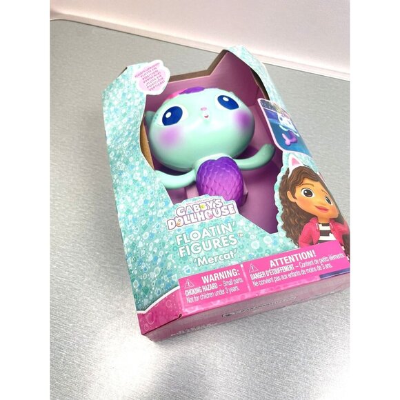 Swimways Gabby's Dollhouse Floatin' Figures Mercat Pool or Bath Toy Floating - Picture 4 of 8